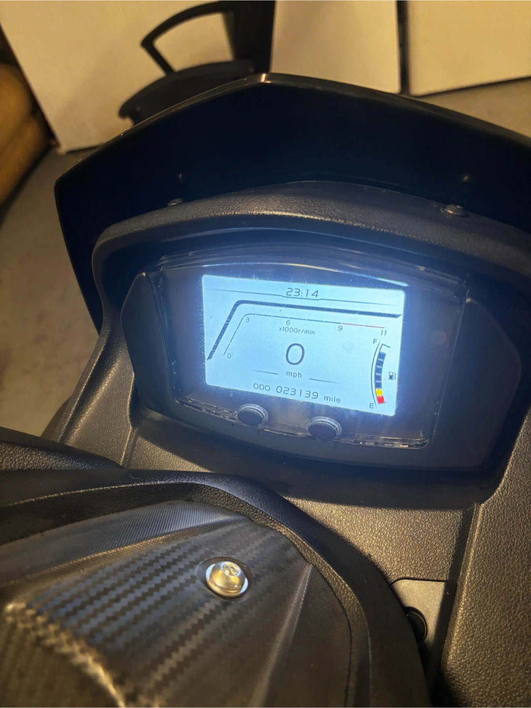 Gray black Scooter - 23139 Miles