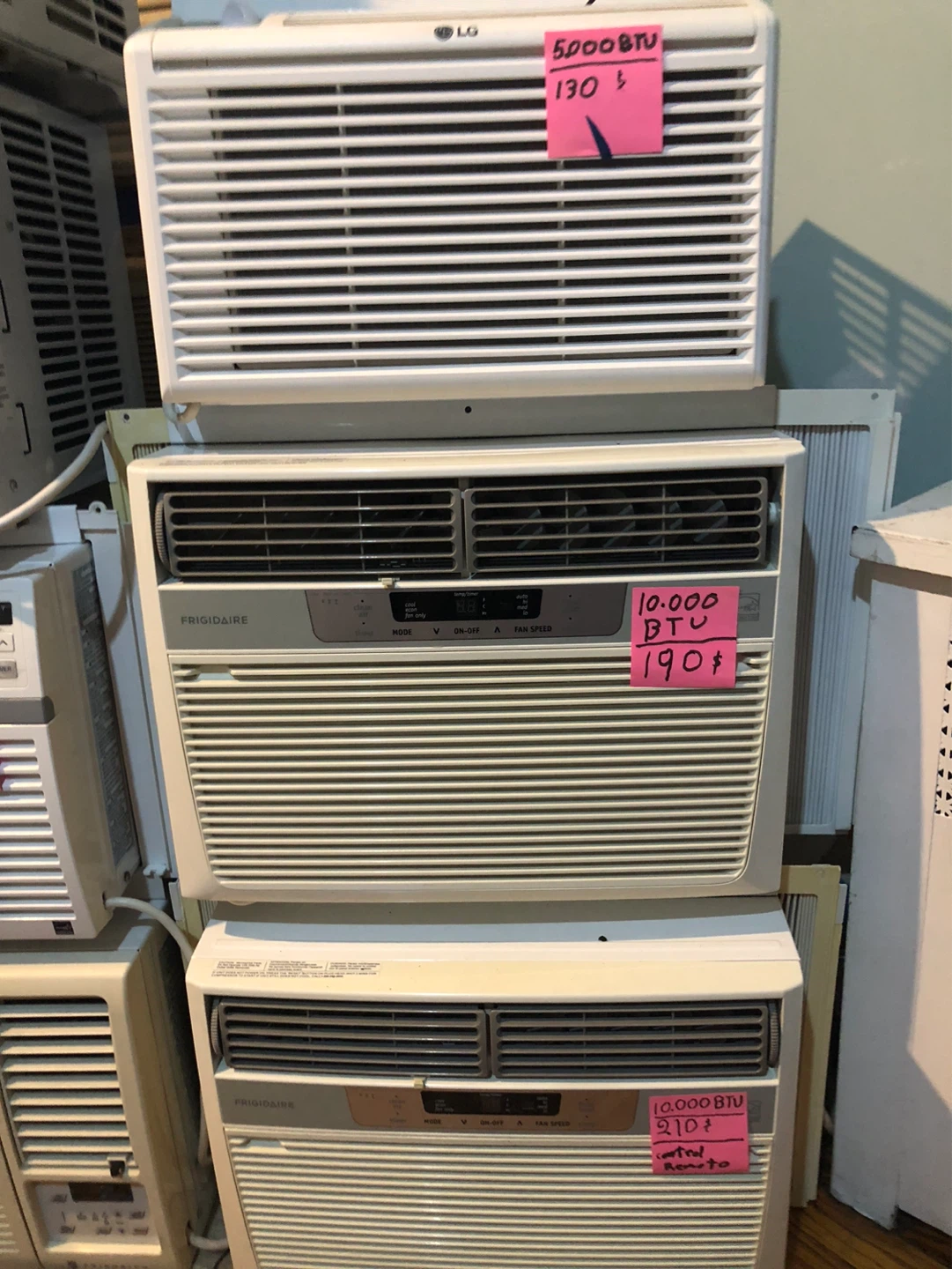 Various Window Air Conditioners - Frigidaire, LG, Haier - photo 3