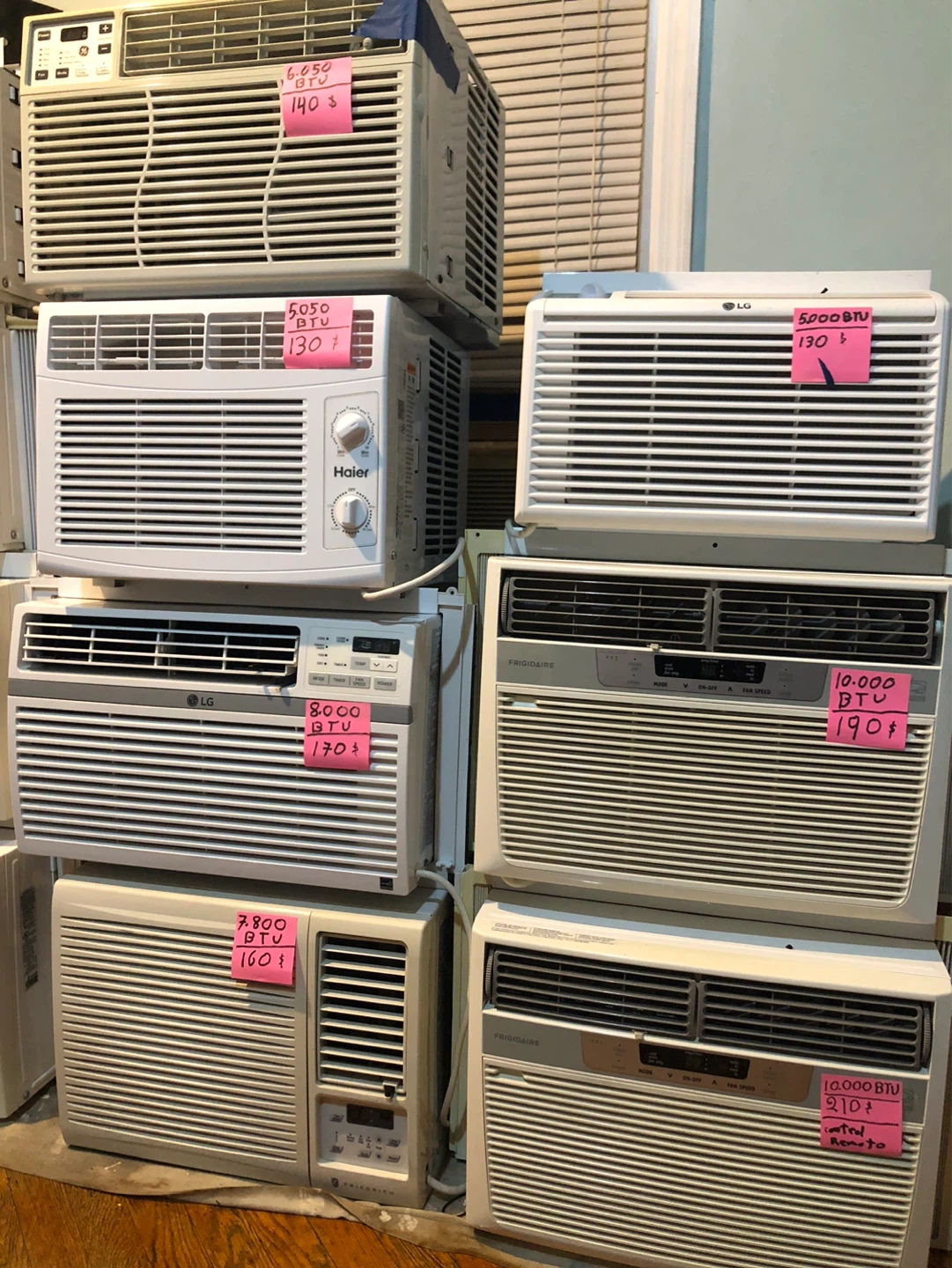 Various Window Air Conditioners - Frigidaire, LG, Haier - photo 4