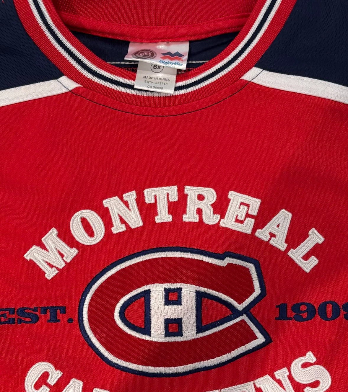 Montreal Canadiens Jersey - Youth Size 6X - photo 2