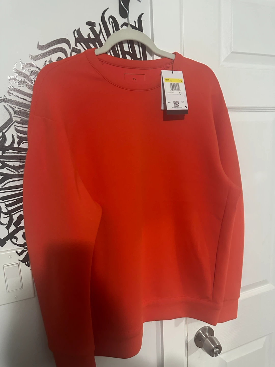 Nike Red Crew Neck Sweatshirt