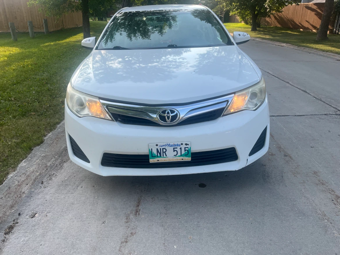 White Toyota Camry LE Sedan - photo 2