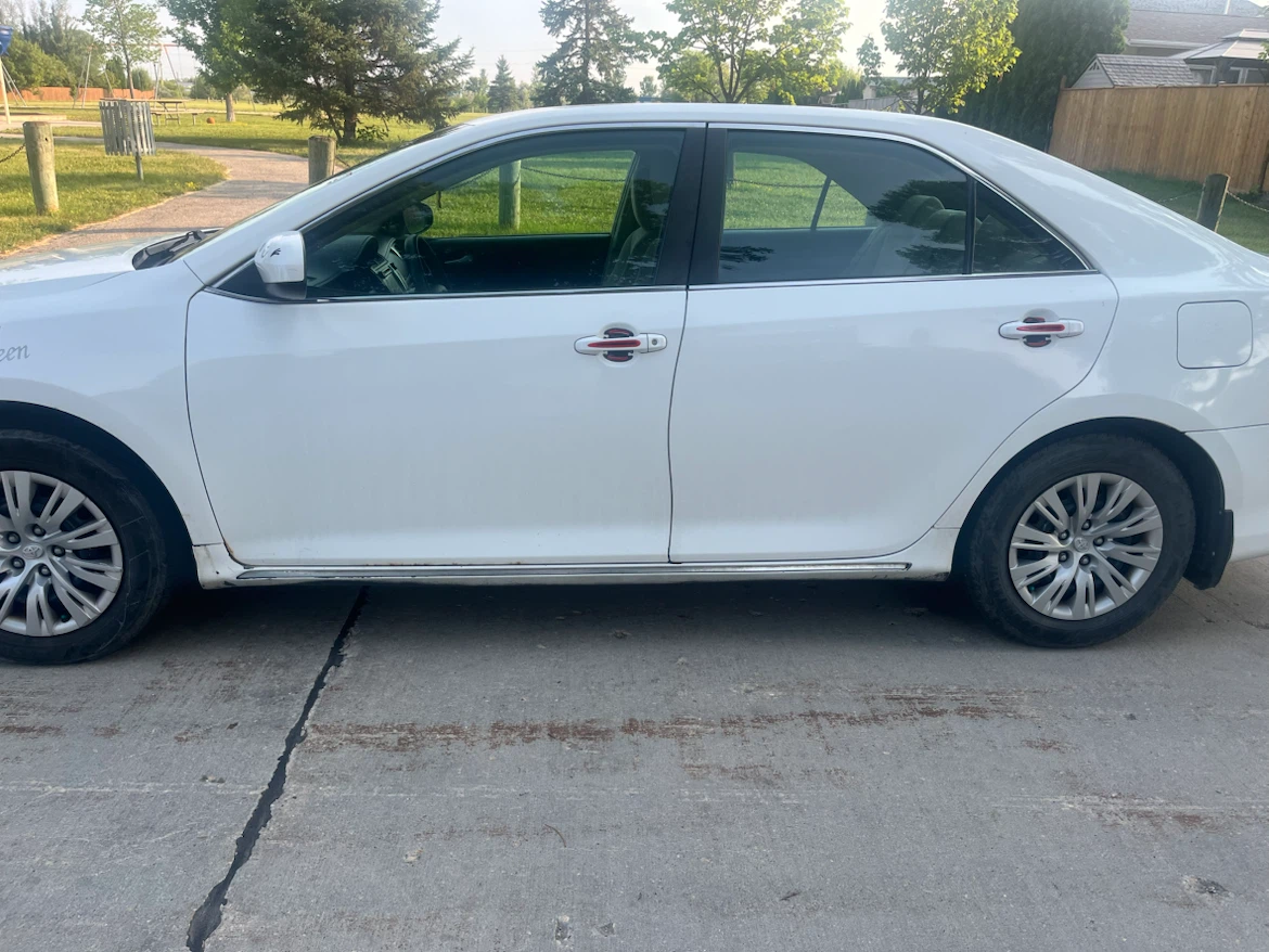 White Toyota Camry LE Sedan - photo 3