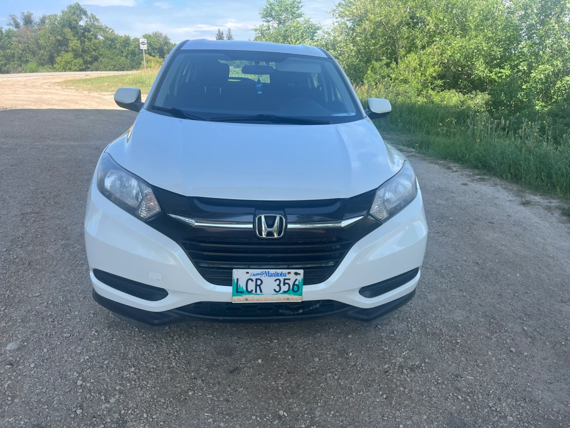 White Honda HR-V SUV