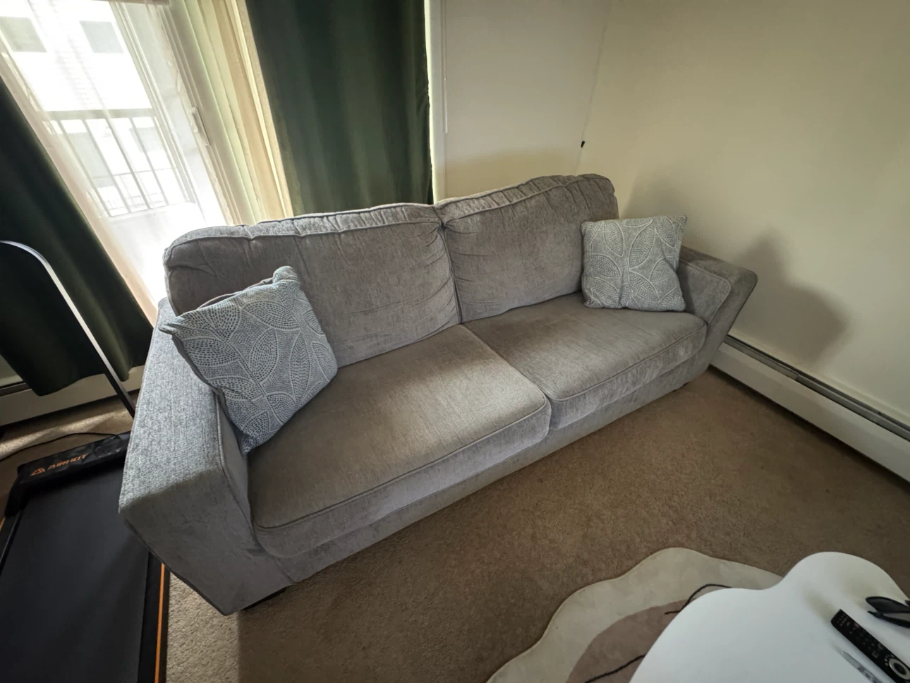 Grey Sofa Bed with Mattress