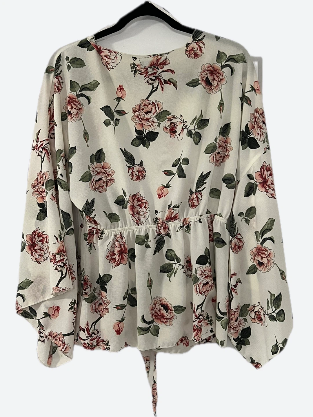 Streetwear Society Floral Peplum Blouse - Size M - photo 3