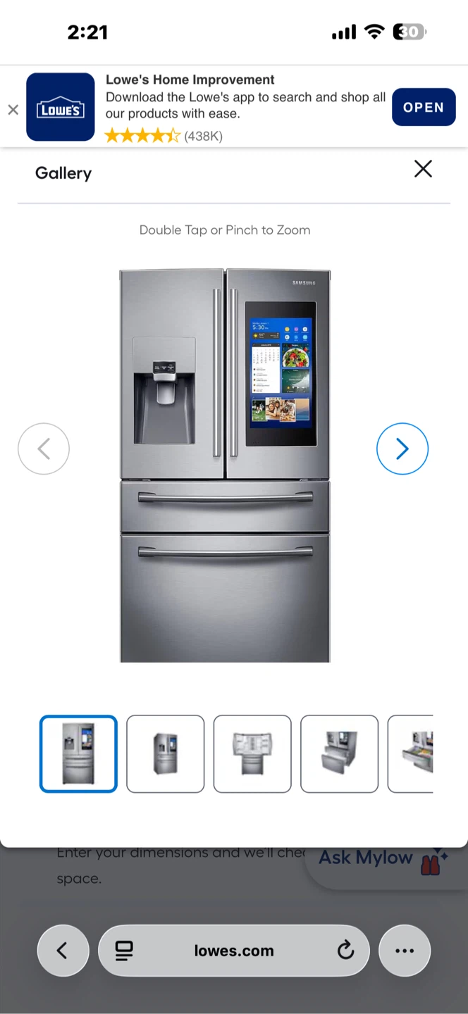 Samsung French Door Refrigerator with Family Hub