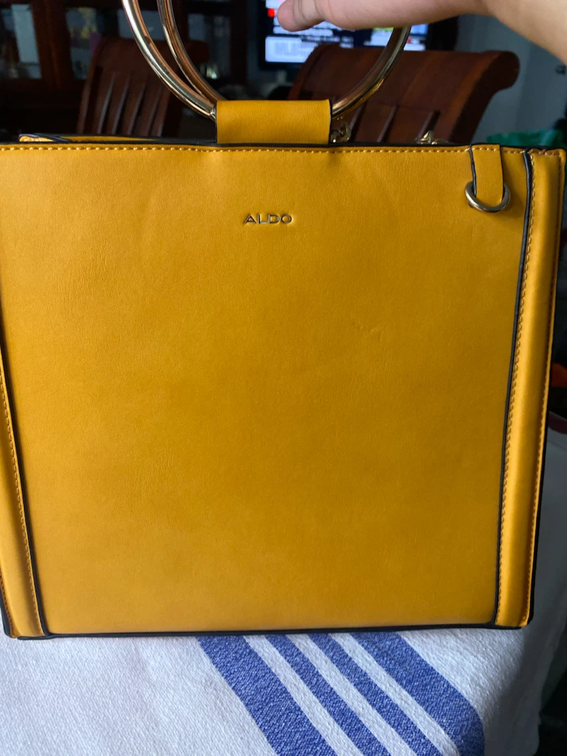 ALDO Yellow Tote Bag