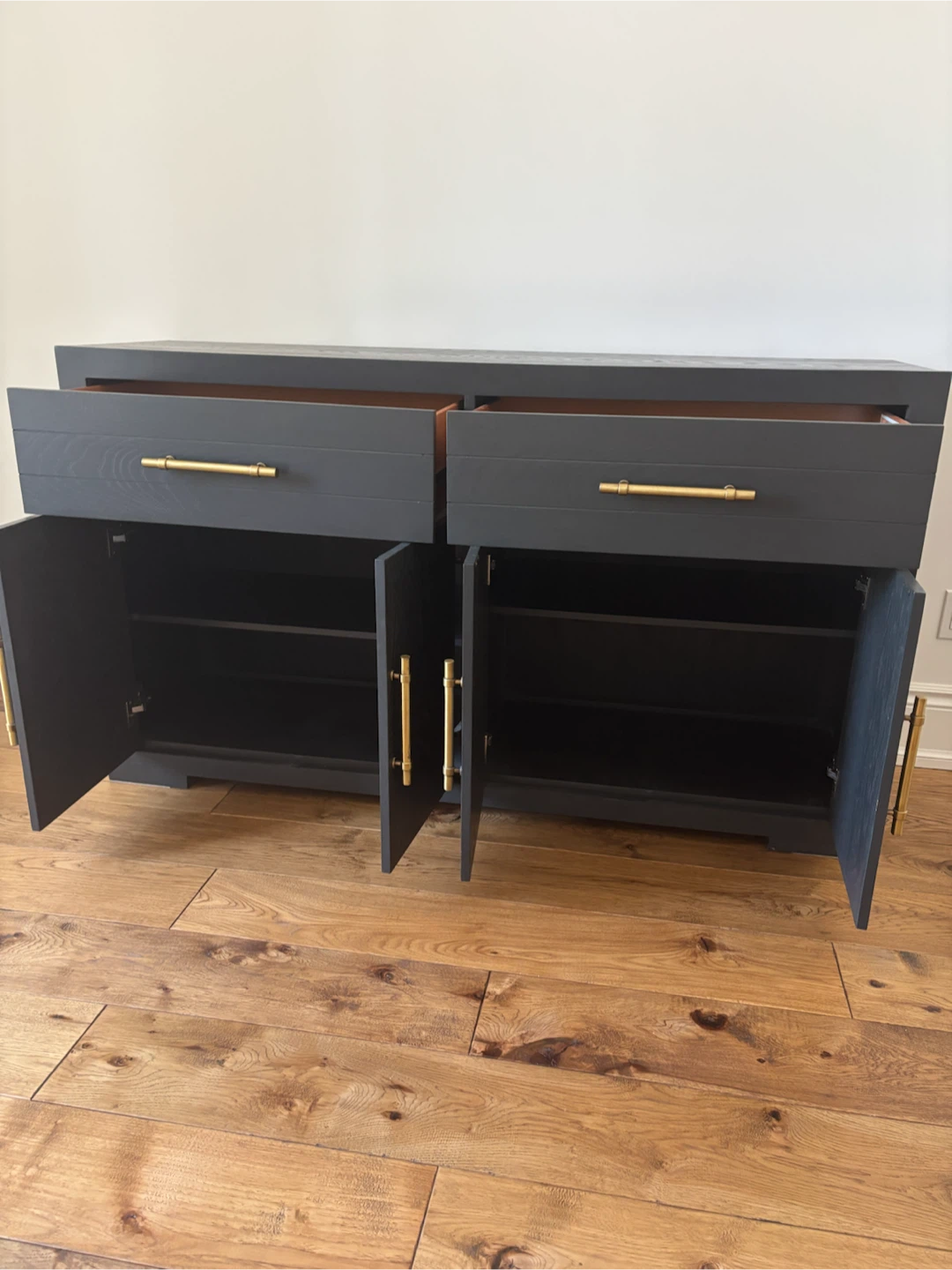 BLACK BUFFET MODERN SELECT HRDWDS OAK VENEERS 4 YEARS OLD - photo 3