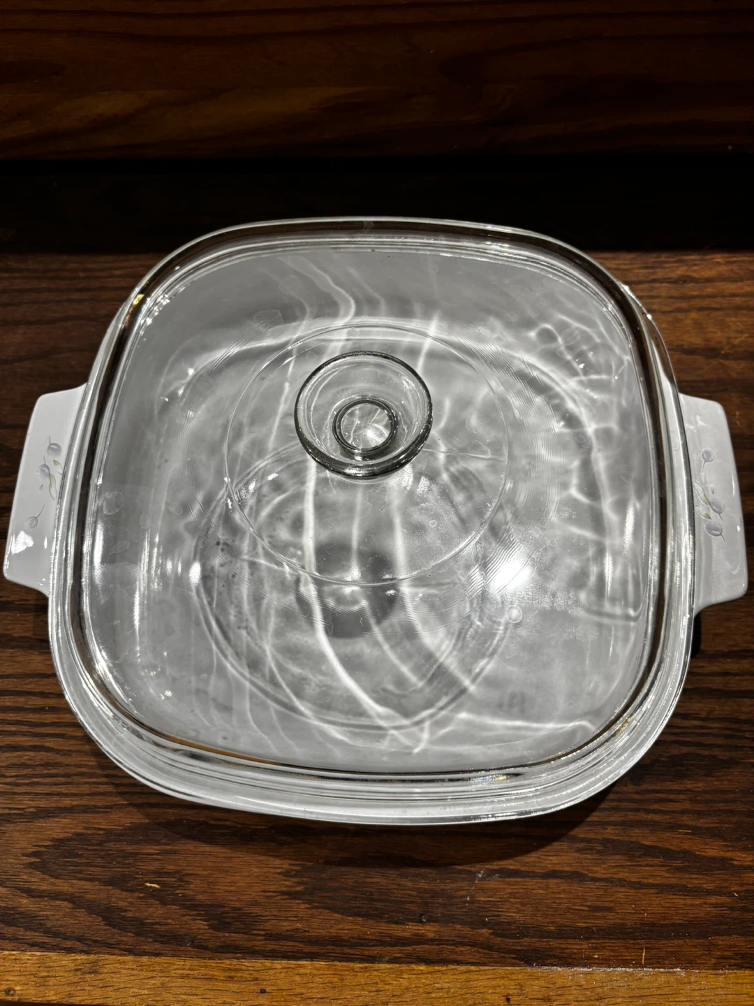 CorningWare White Square Casserole Dish with Glass Lid - photo 3