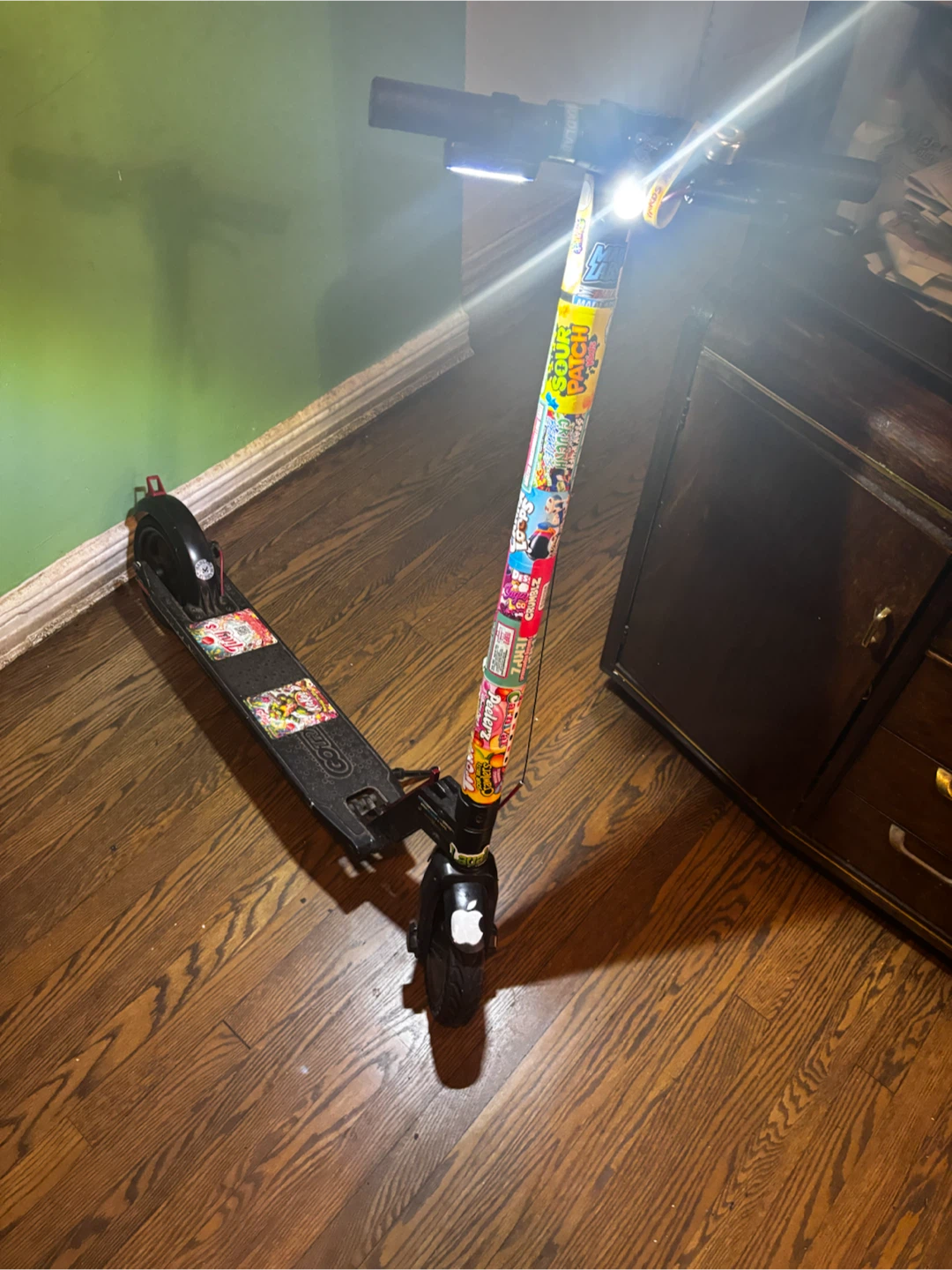 Electric Scooter with LED Lights - photo 3