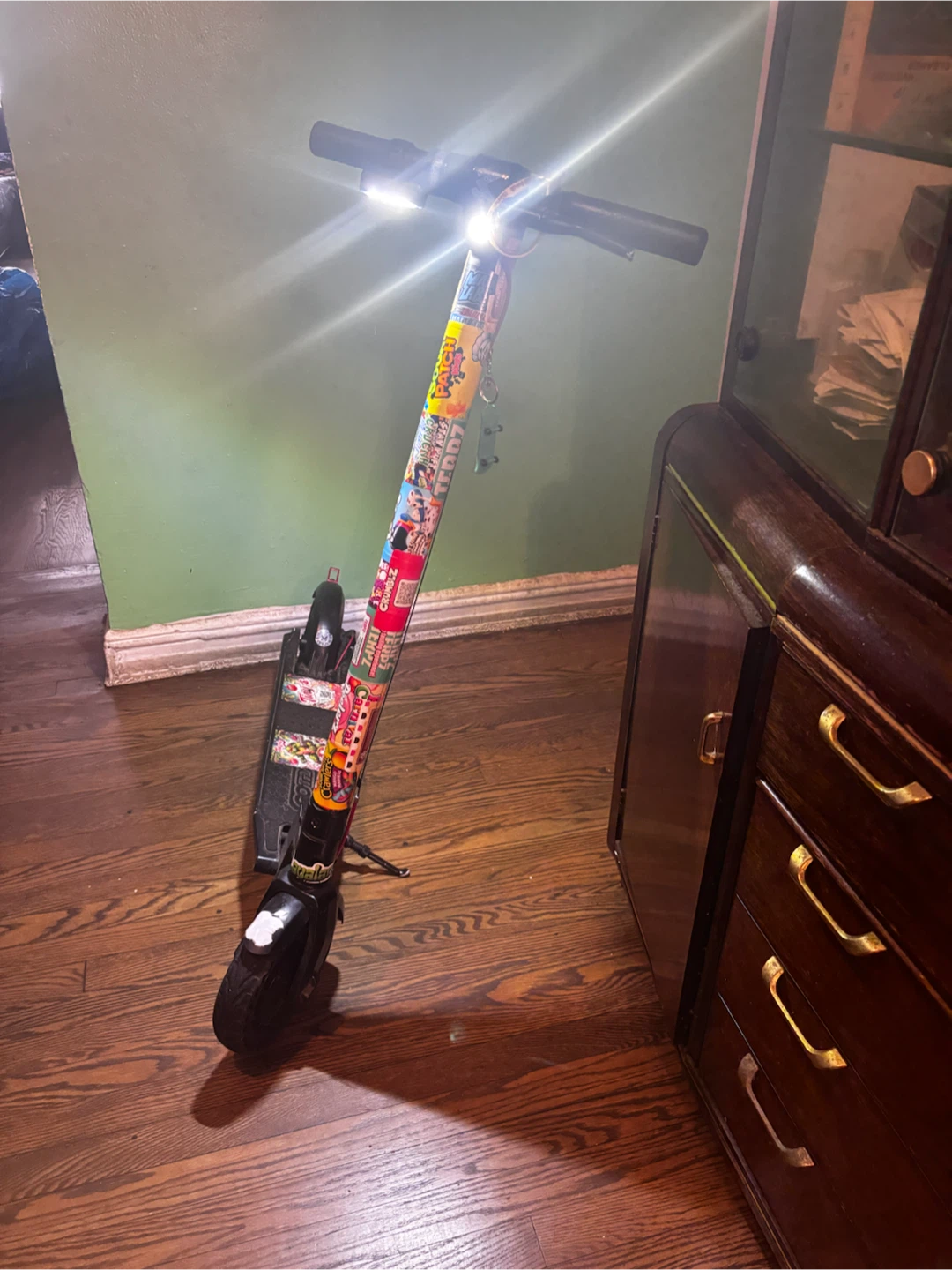 Electric Scooter with LED Lights - photo 4