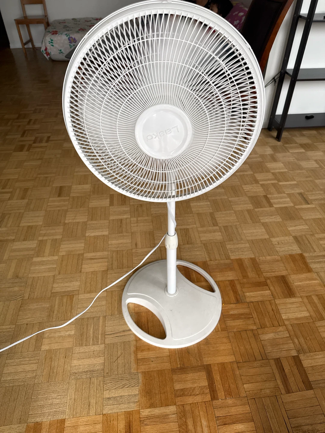 Lasko White Pedestal Fan