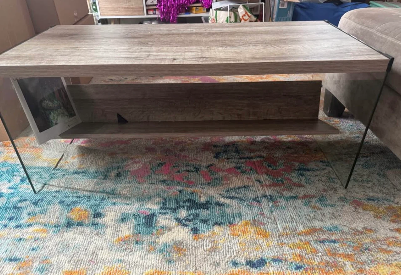 Coffee Table w/ Book storage