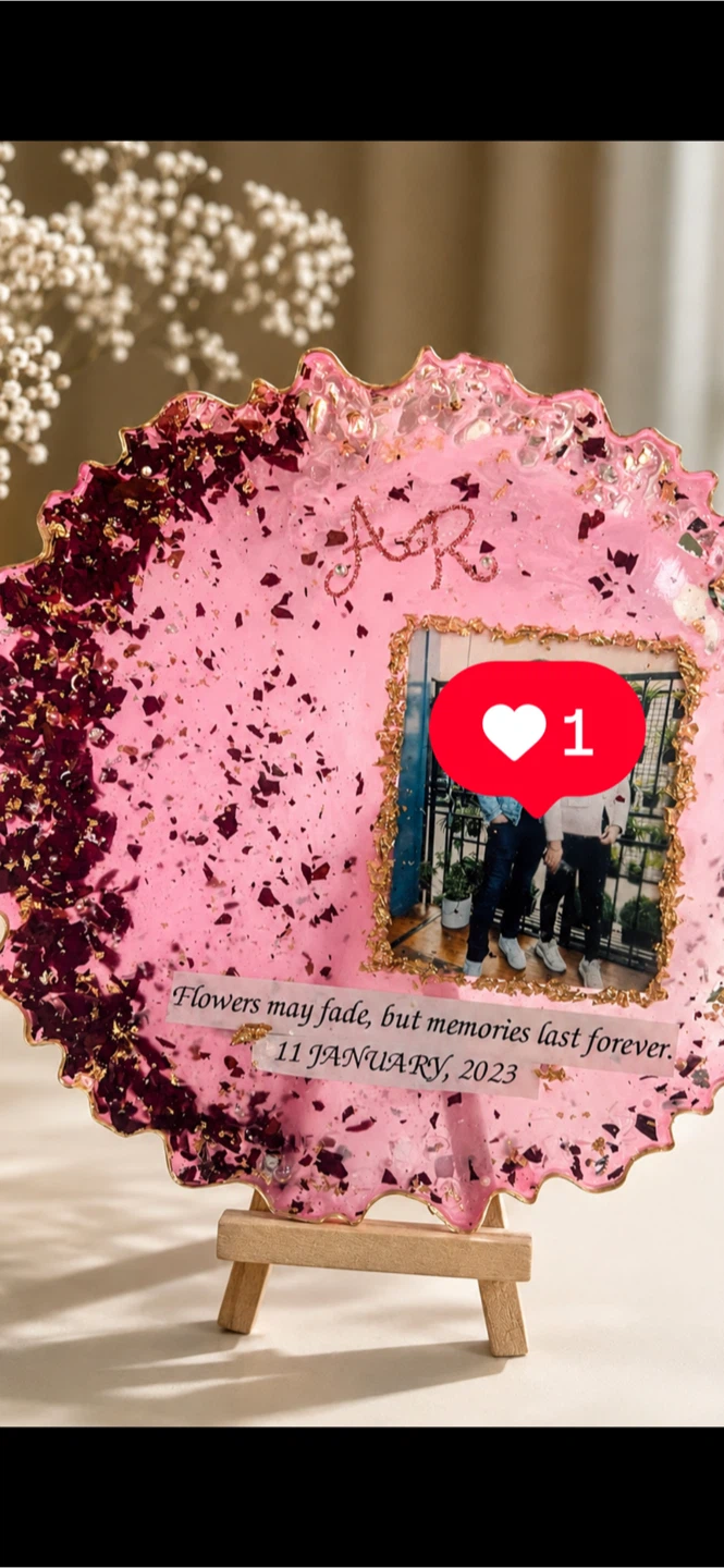 Custom Resin Photo Frame available