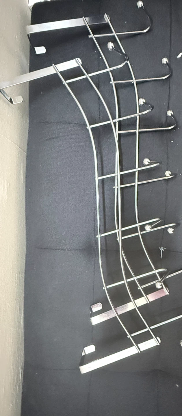 2 Metal over the door hooks