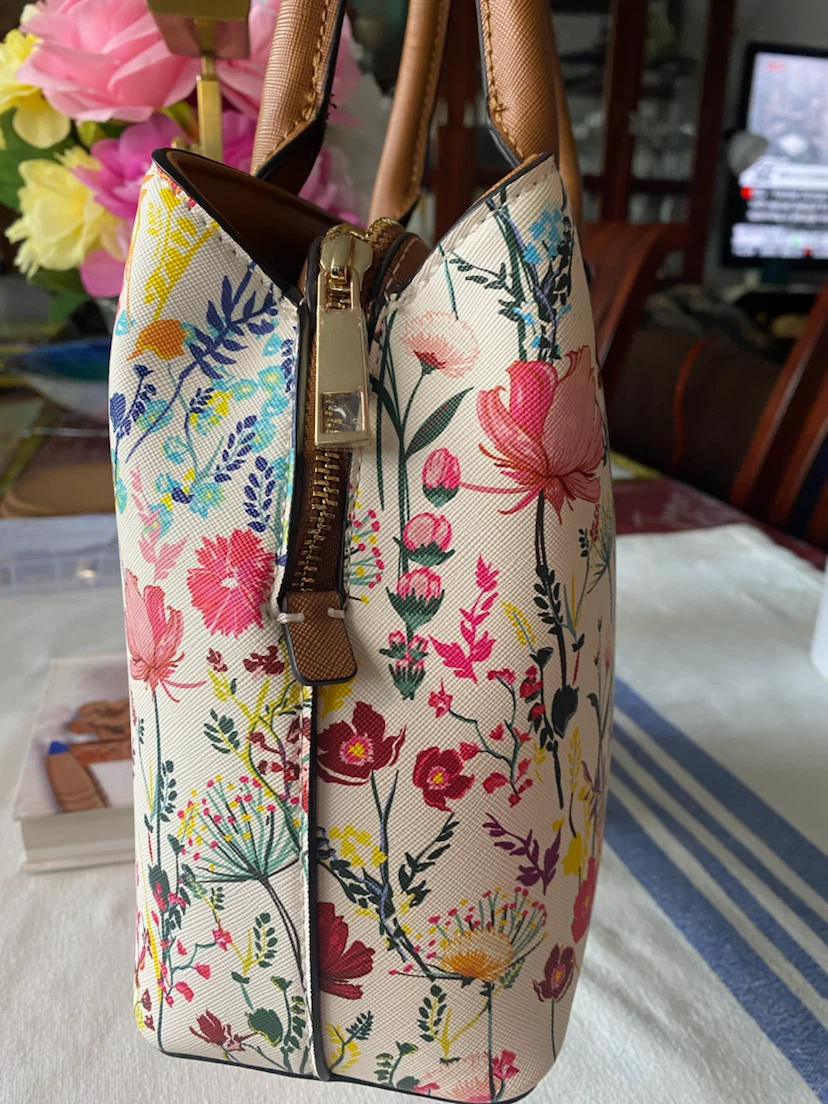 ALDO Floral Satchel Handbag - photo 5