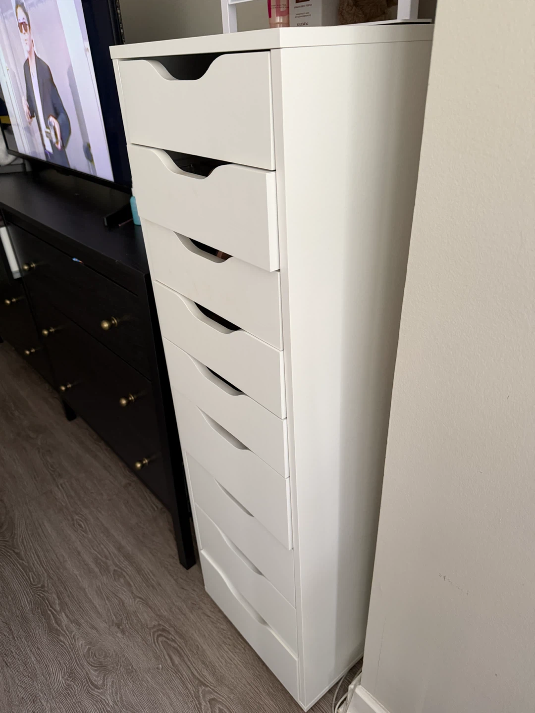 IKEA Alex Set of drawers and free mirror - photo 3