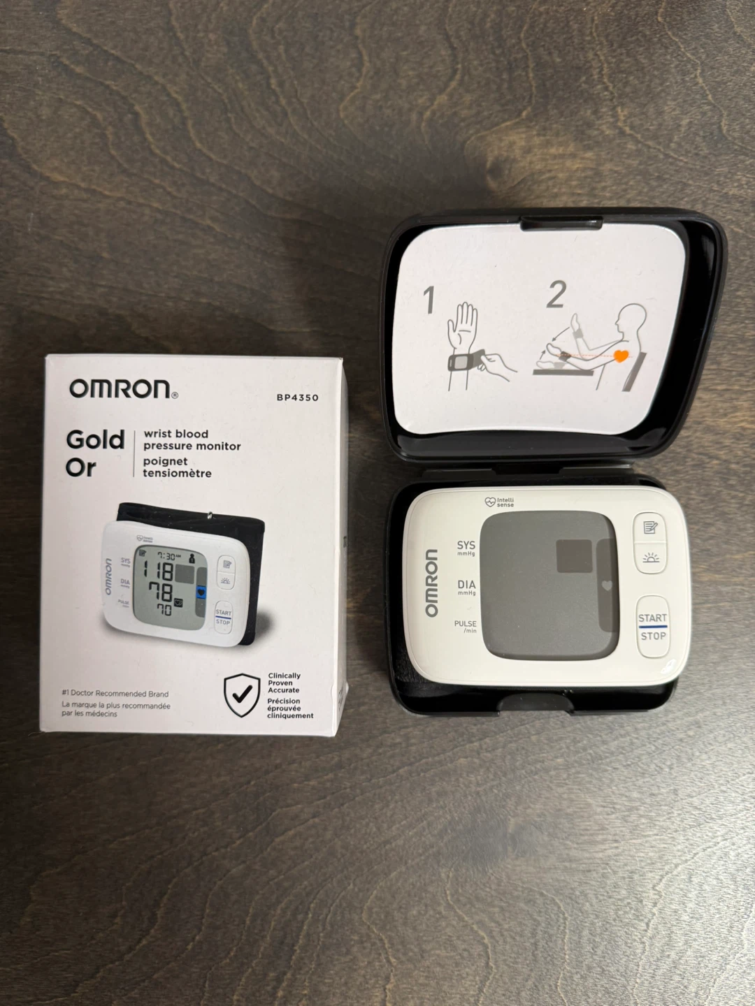 Omron Gold Or BP4350 Wrist Blood Pressure Monitor