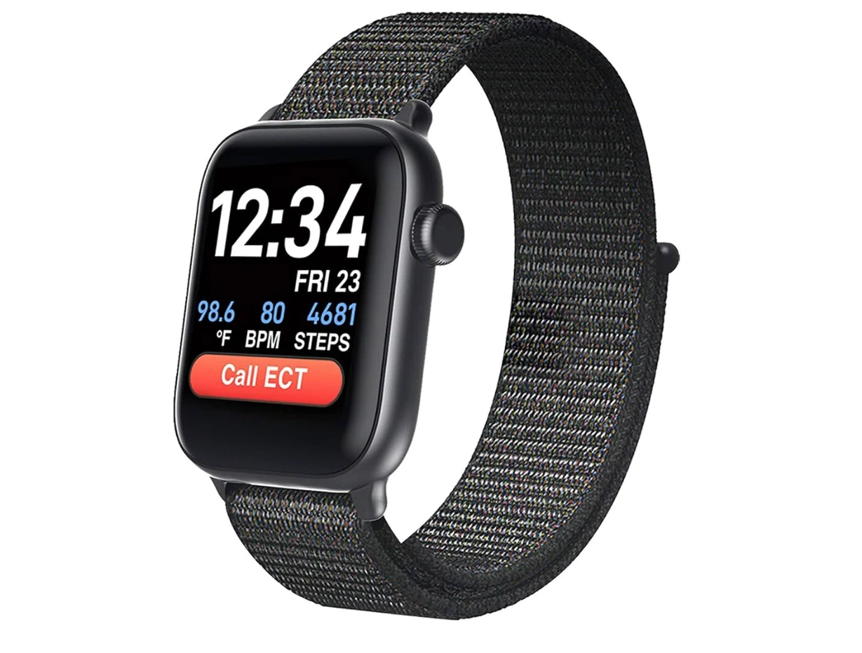 Smart Watch with Heart Rate and Blood Oxygen Monitor