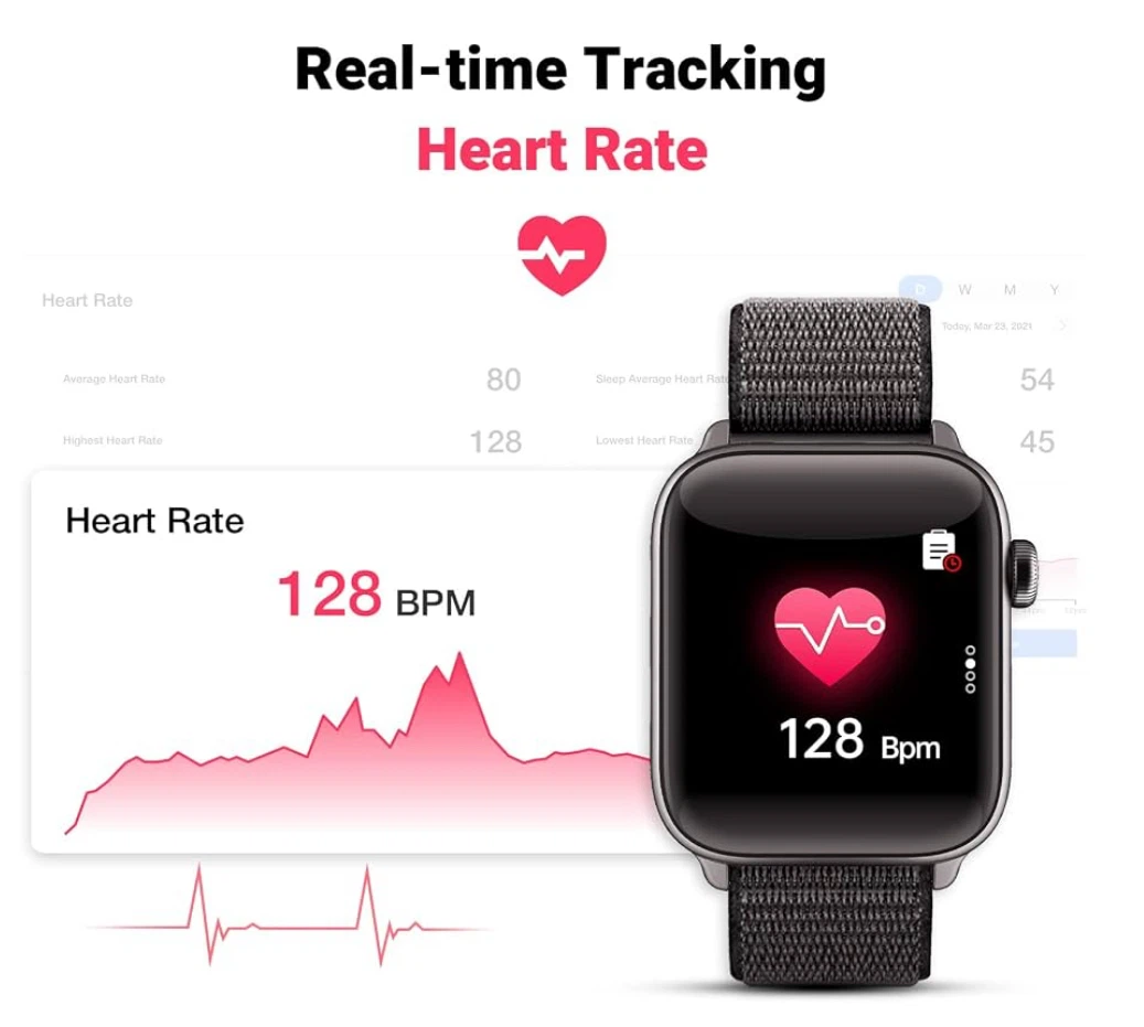 Smart Watch with Heart Rate and Blood Oxygen Monitor - photo 5