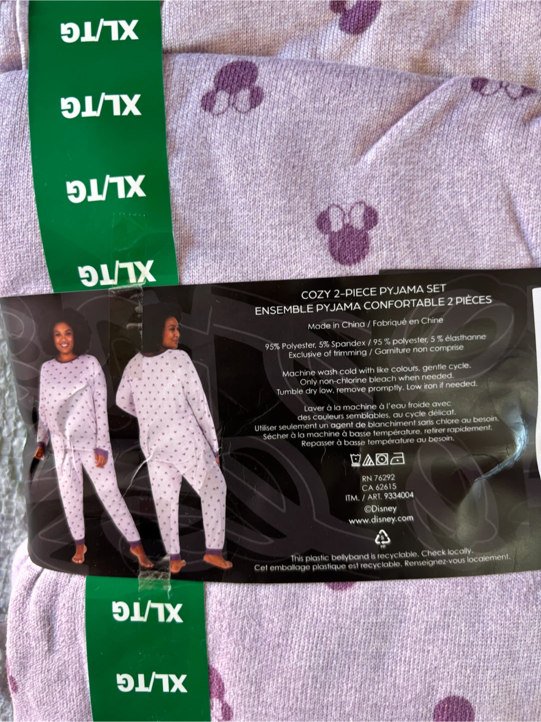 Ladies Disney Minnie Cozy 2-Piece Pyjama Set - photo 2