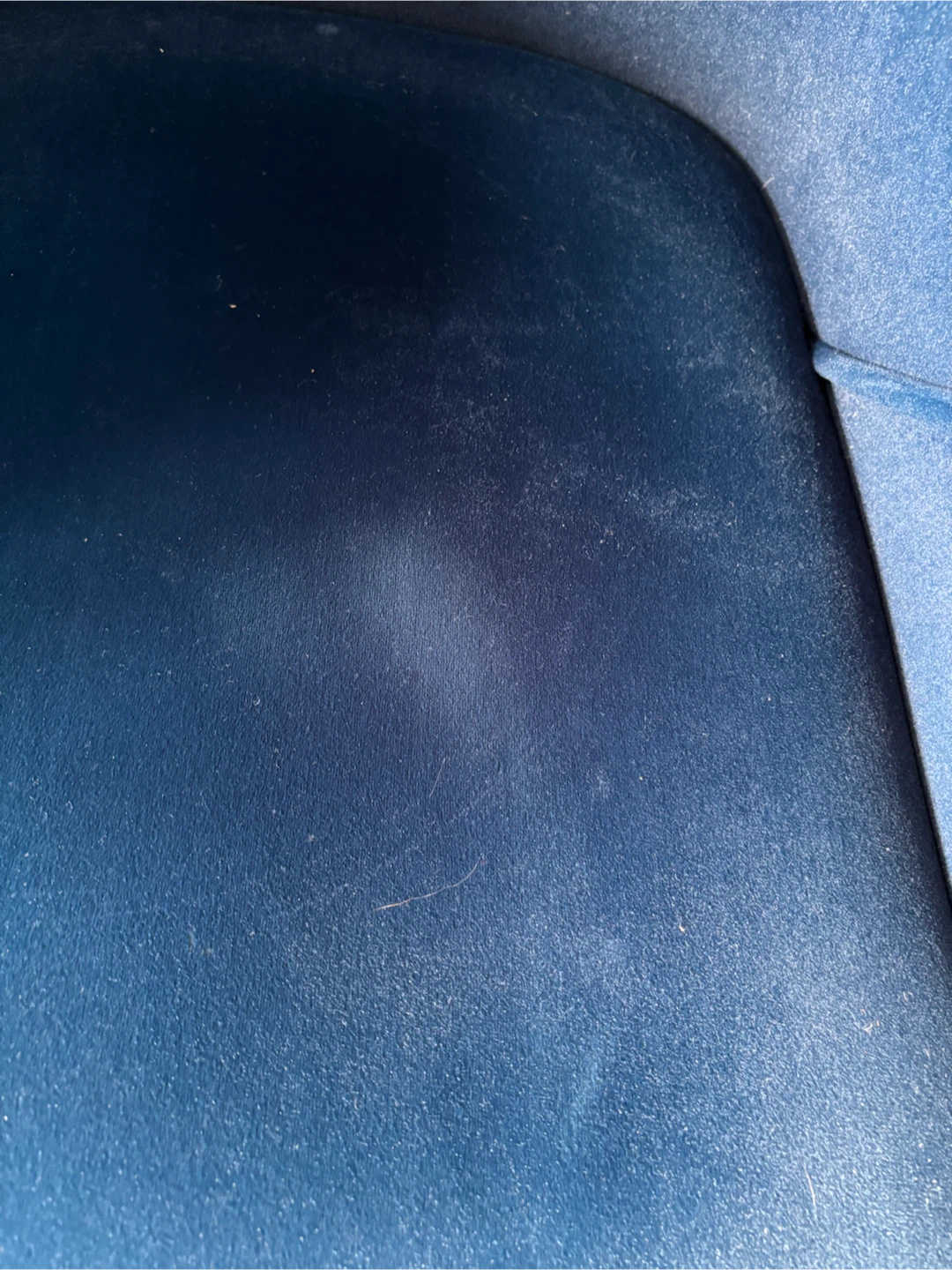 Navy Blue Velvet Armchair - photo 3