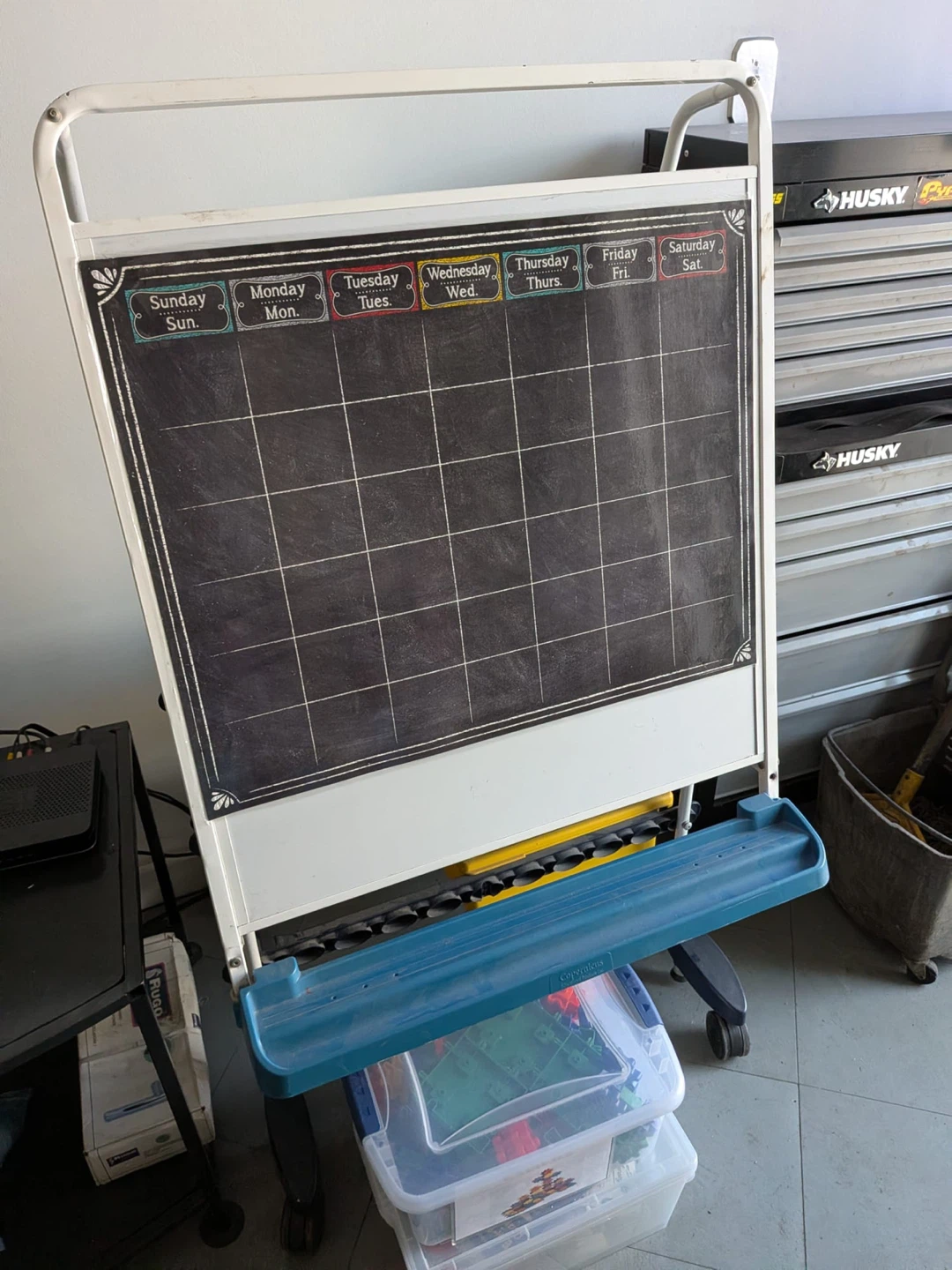 Activity Easel with Storage Bins
