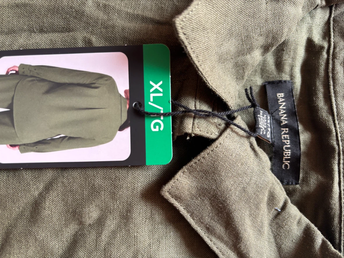 Banana Republic Linen Blend Shirt XL/TG - photo 3
