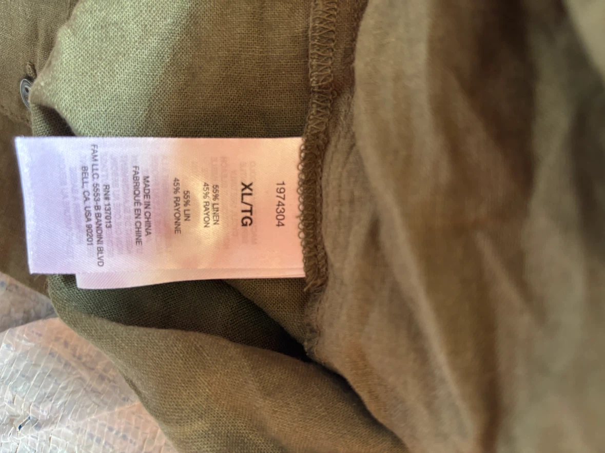 Banana Republic Linen Blend Shirt XL/TG - photo 4