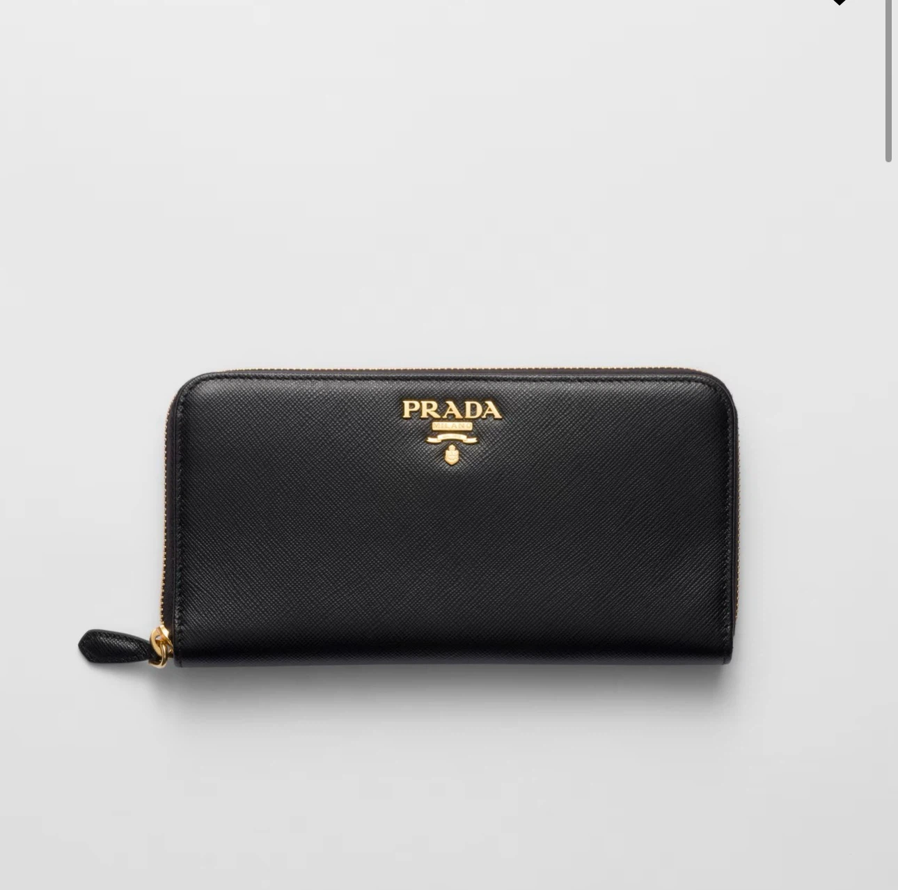 Prada Large Saffiano Leather Wallet