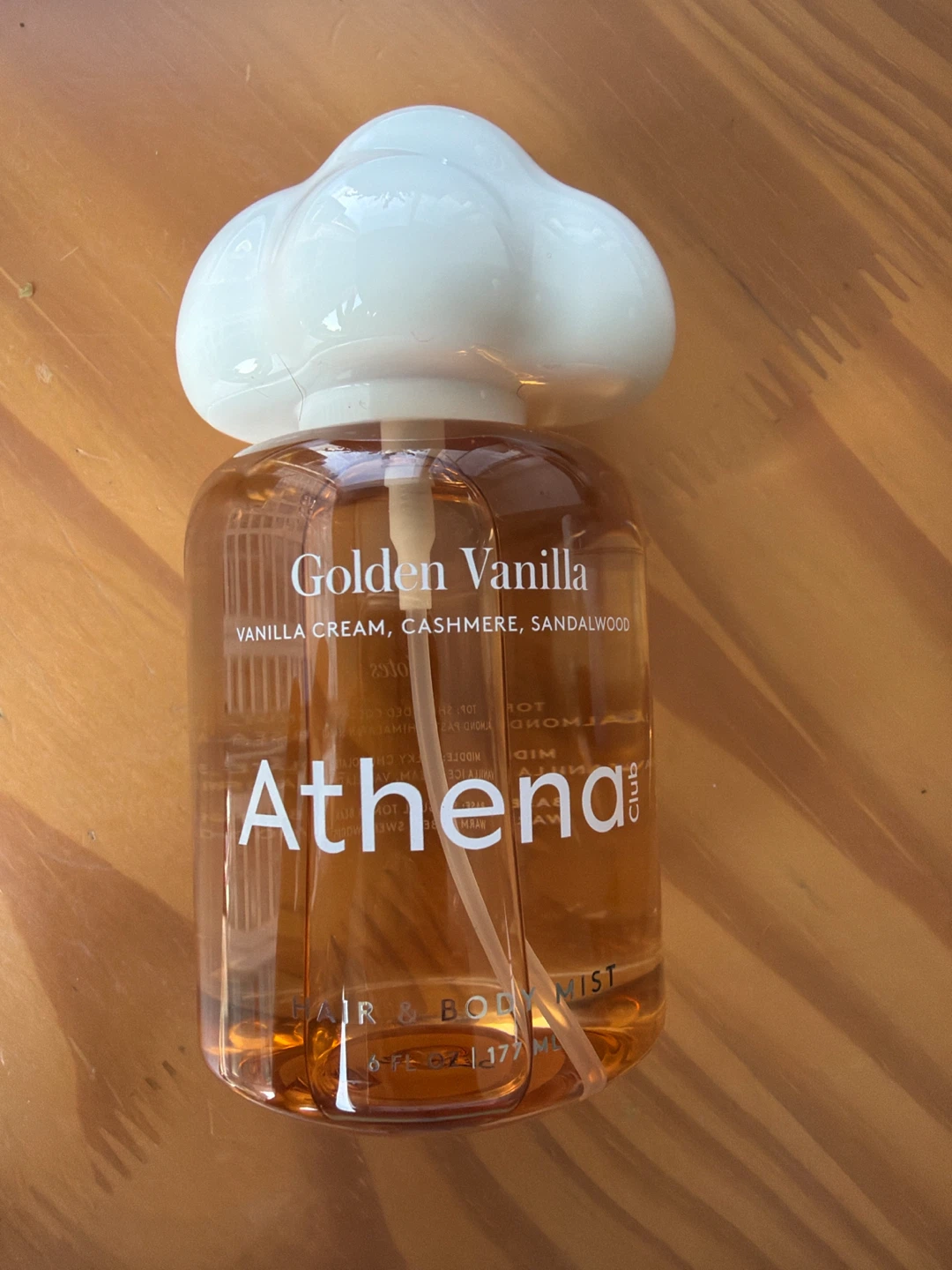 Athena Club Golden Vanilla Hair & Body Mist