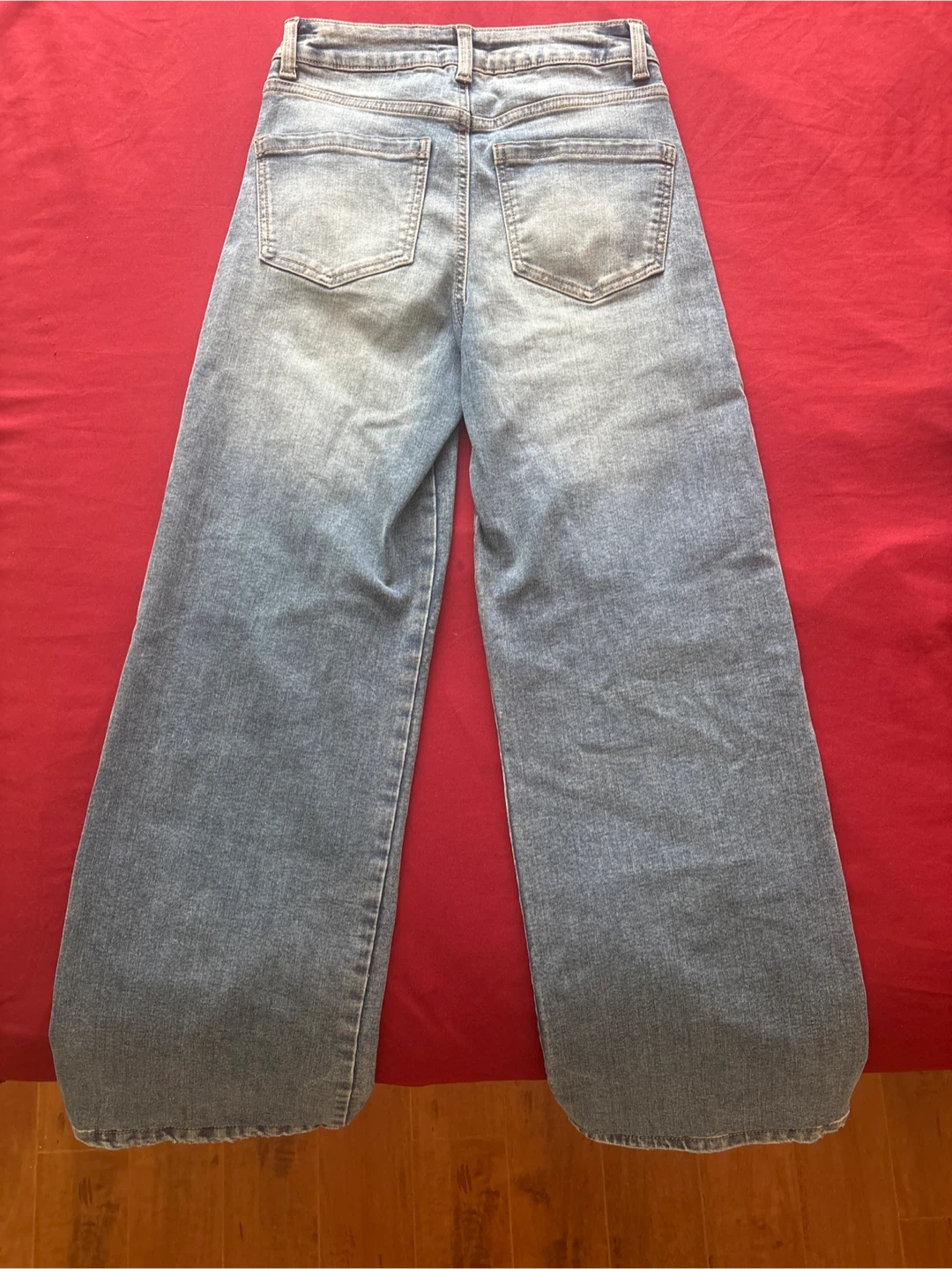 Blue Wide Leg Jeans - photo 2