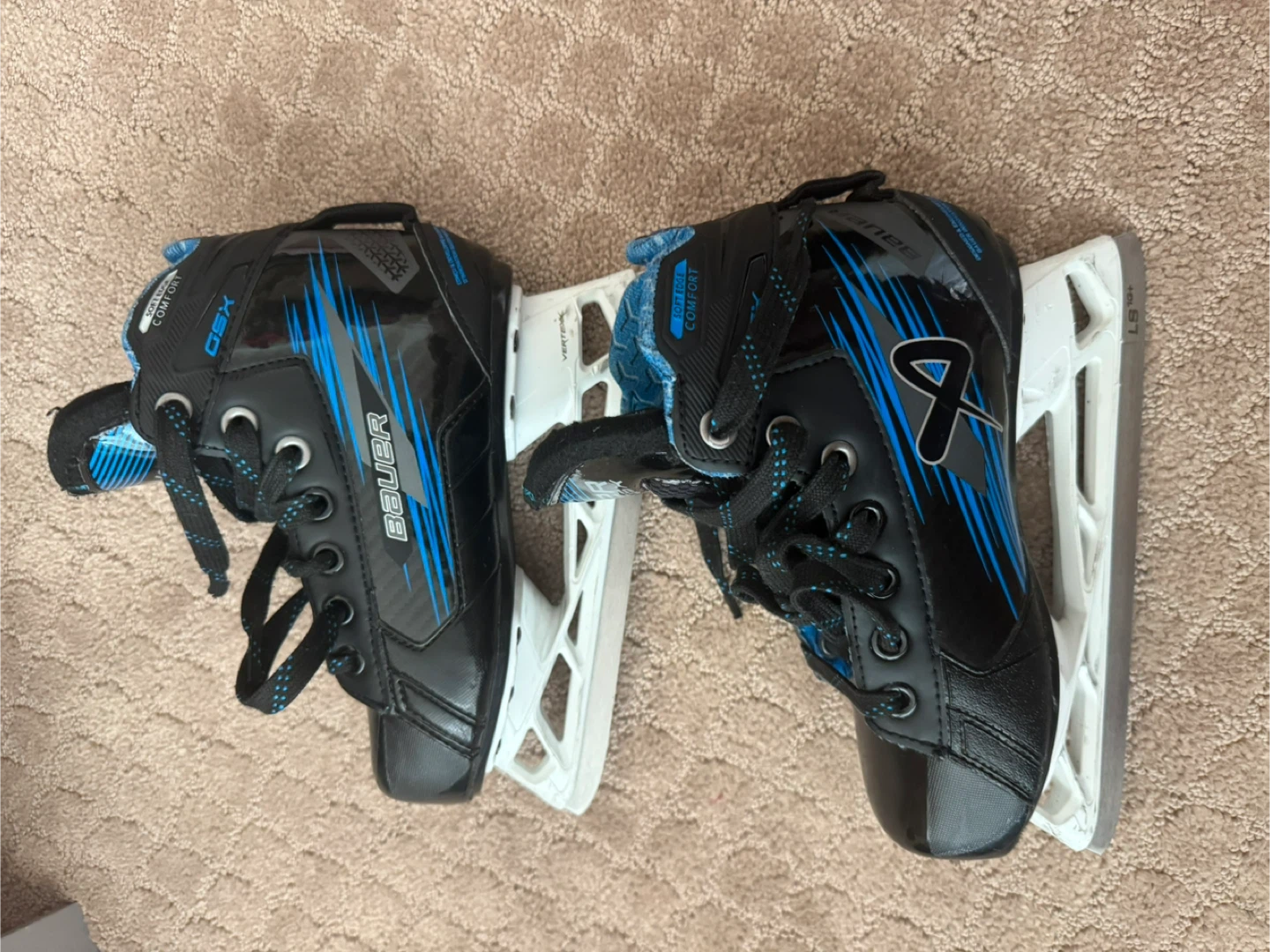Bauer GSX goalie Ice hockey Skates Youth Size 13.5 - photo 5