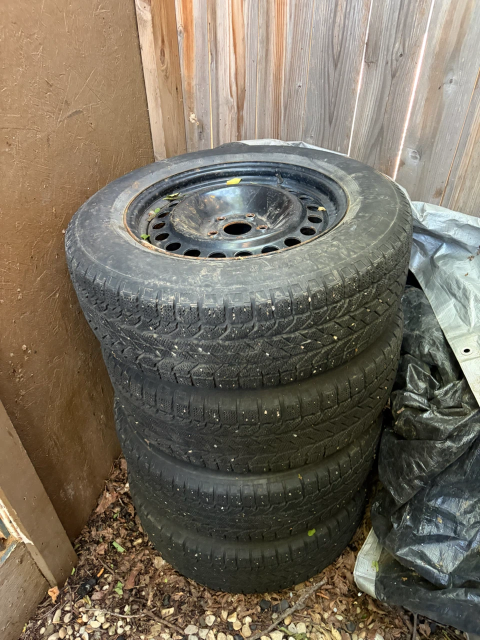 Set of 4 Winter Tires on Rims