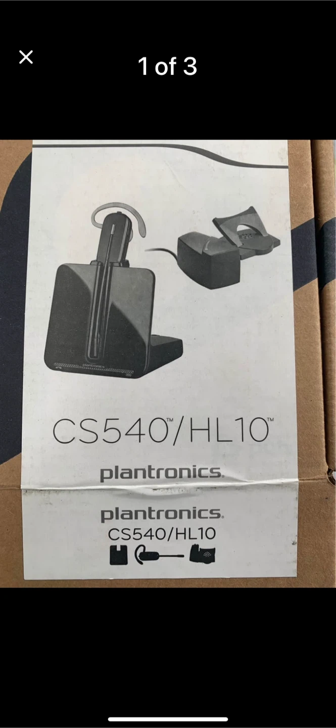 Plantronics CS540/HL10 Wireless Headset System