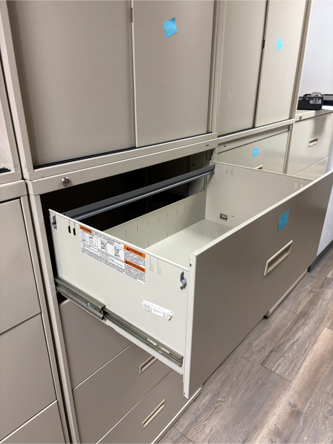 Filing Cabinets with Drawers and Sliding Doors - photo 4