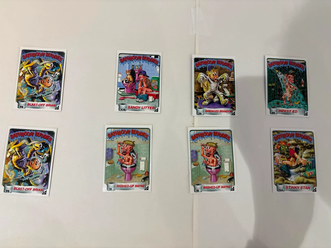 Bathroom Buddies card lot