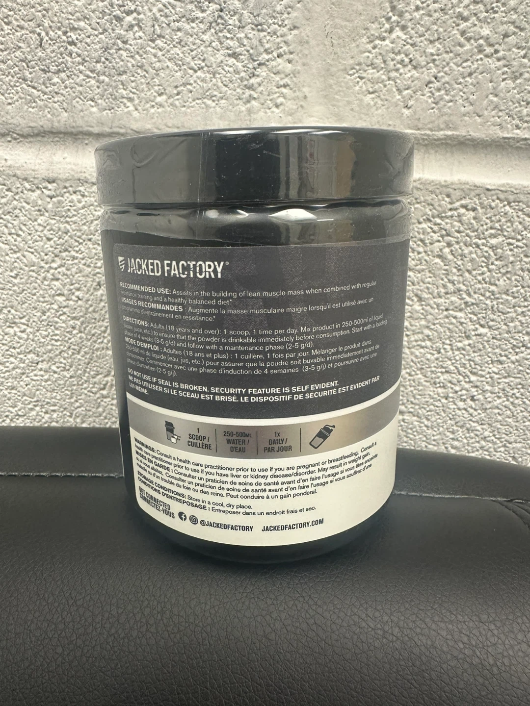 Jacked Factory Creatine Glutamine Powder (300g) - photo 3