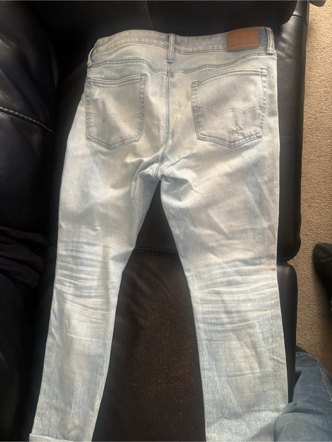 American Eagle Distressed Light Wash Jeans - photo 3