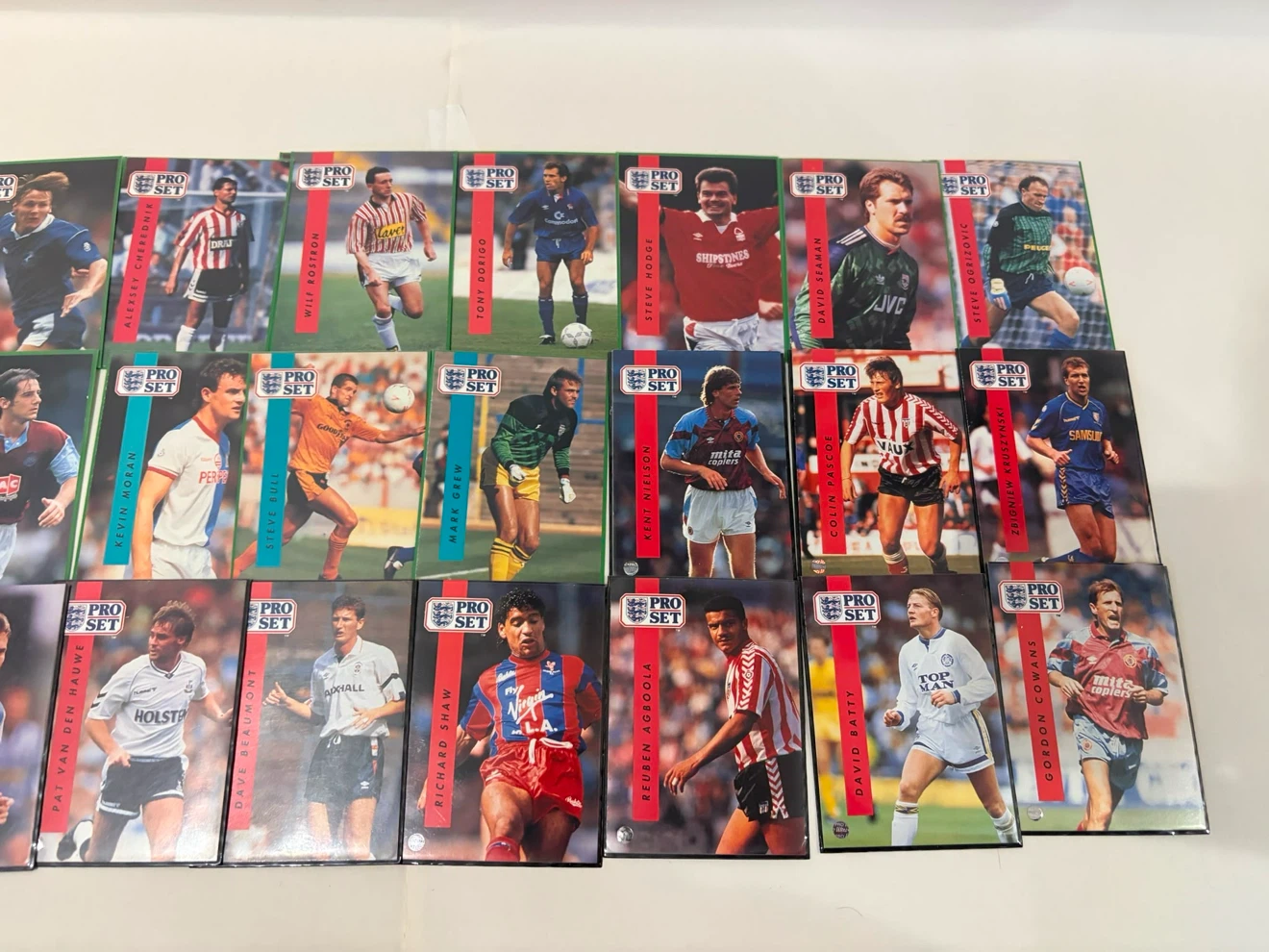 Pro Set soccer card lot