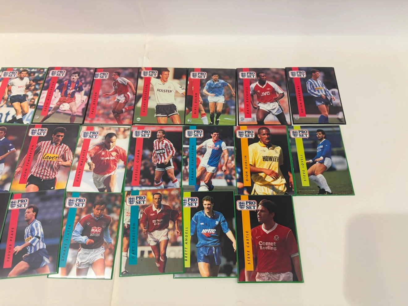 Pro Set soccer card lot - photo 4