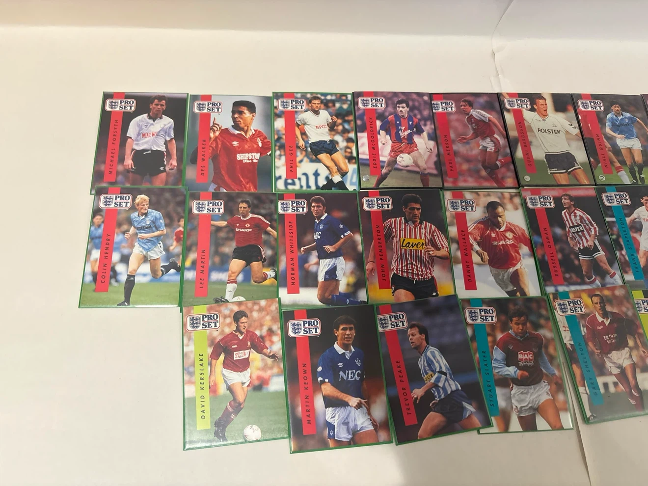 Pro Set soccer card lot - photo 5