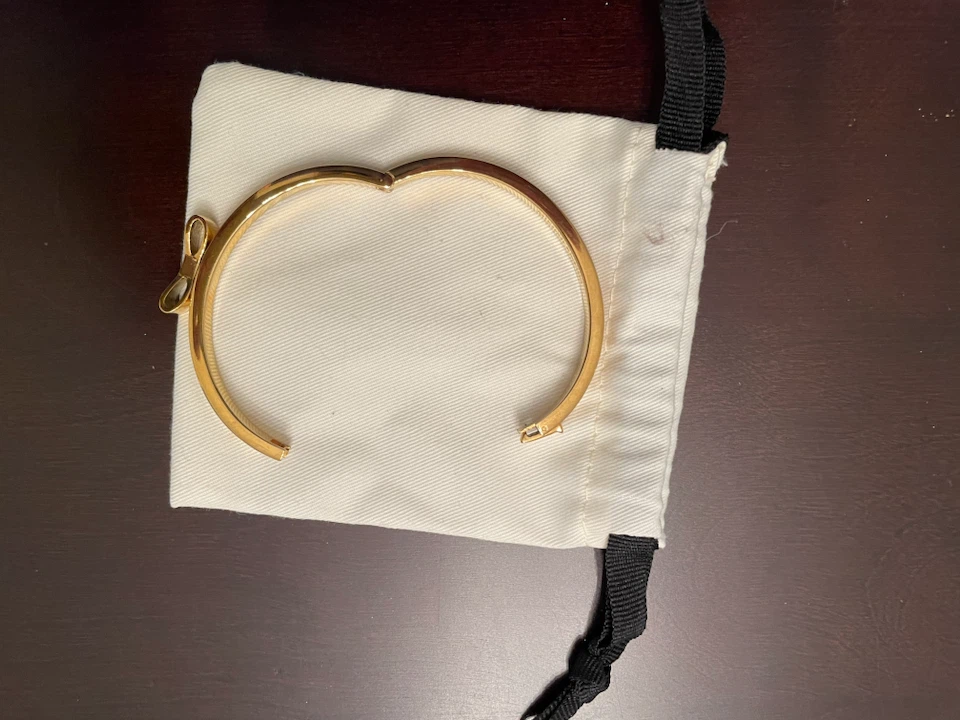 Kate Spade New York Gold Tone Bow Bangle Bracelet - photo 5