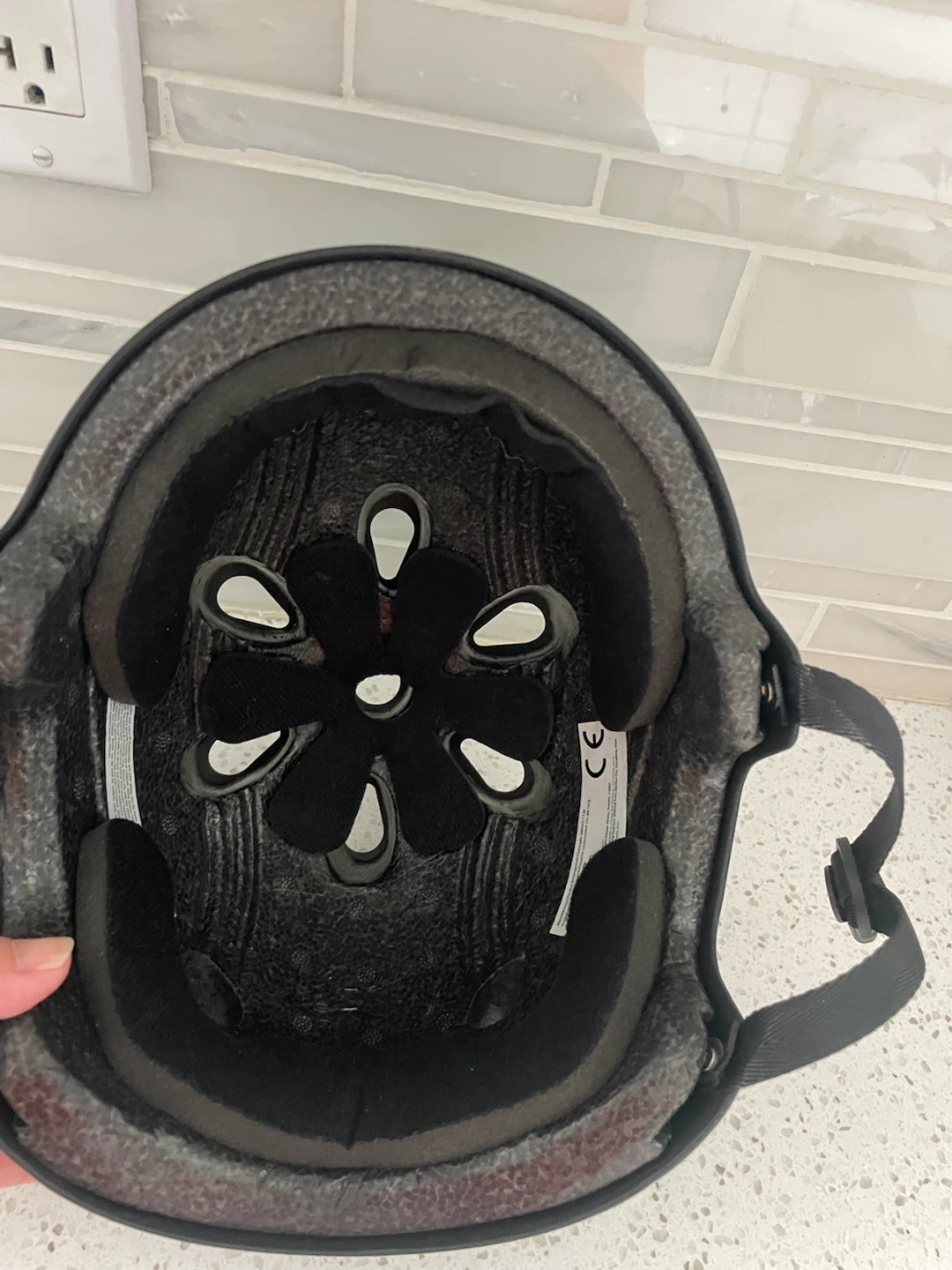 Kids Black Skateboard Helmet Size L/XL - photo 4