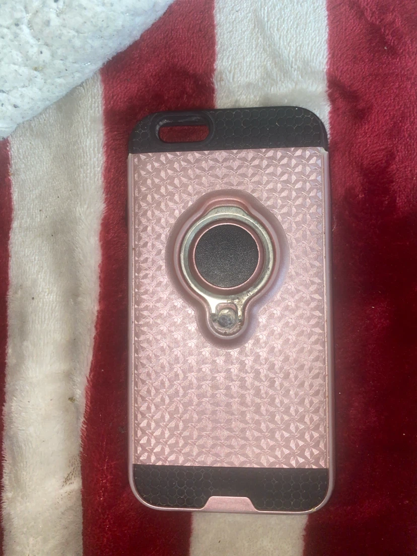 Rose Gold iPhone Case with Ring Holder