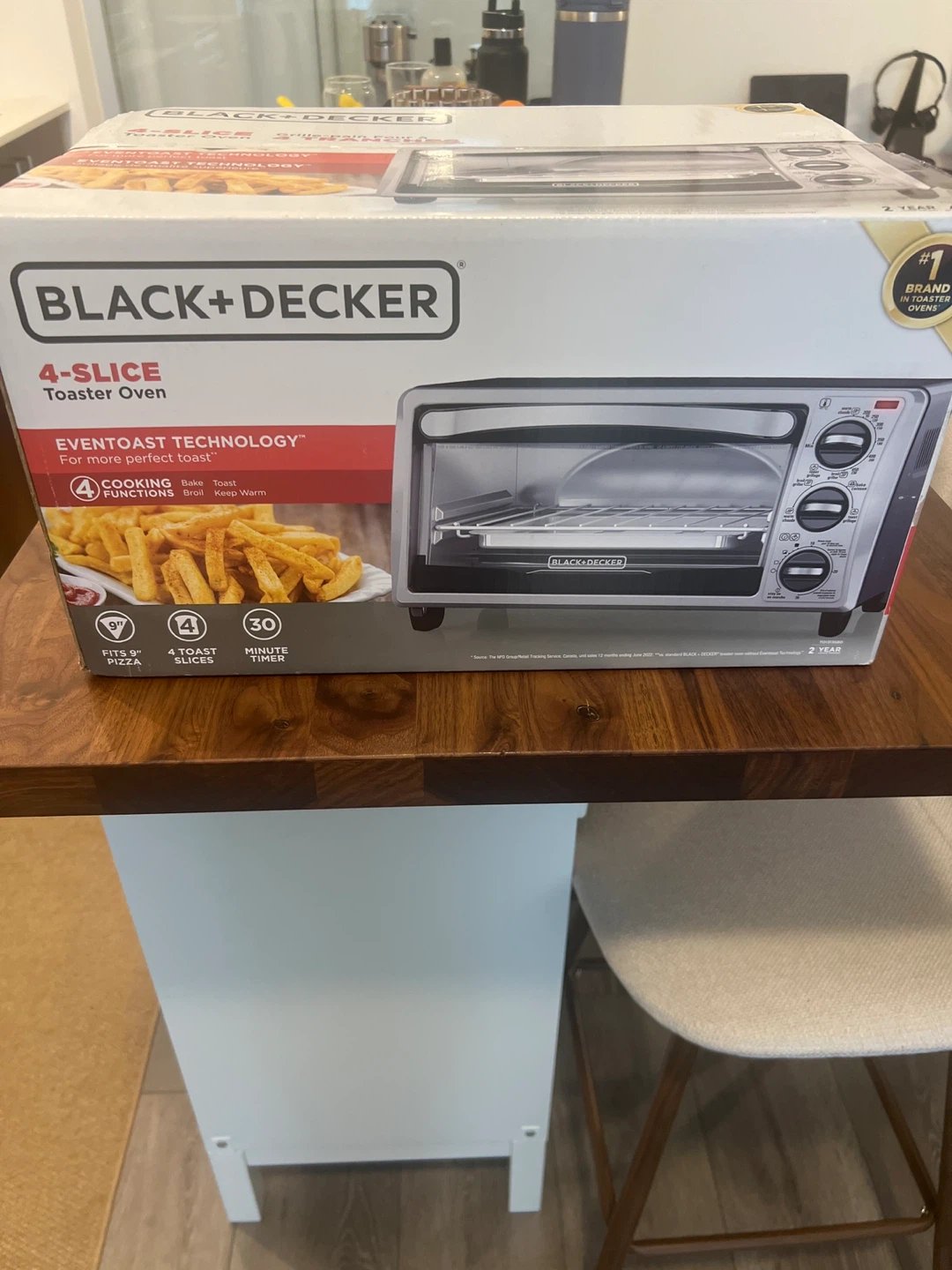 BLACK+DECKER 4-Slice Toaster Oven