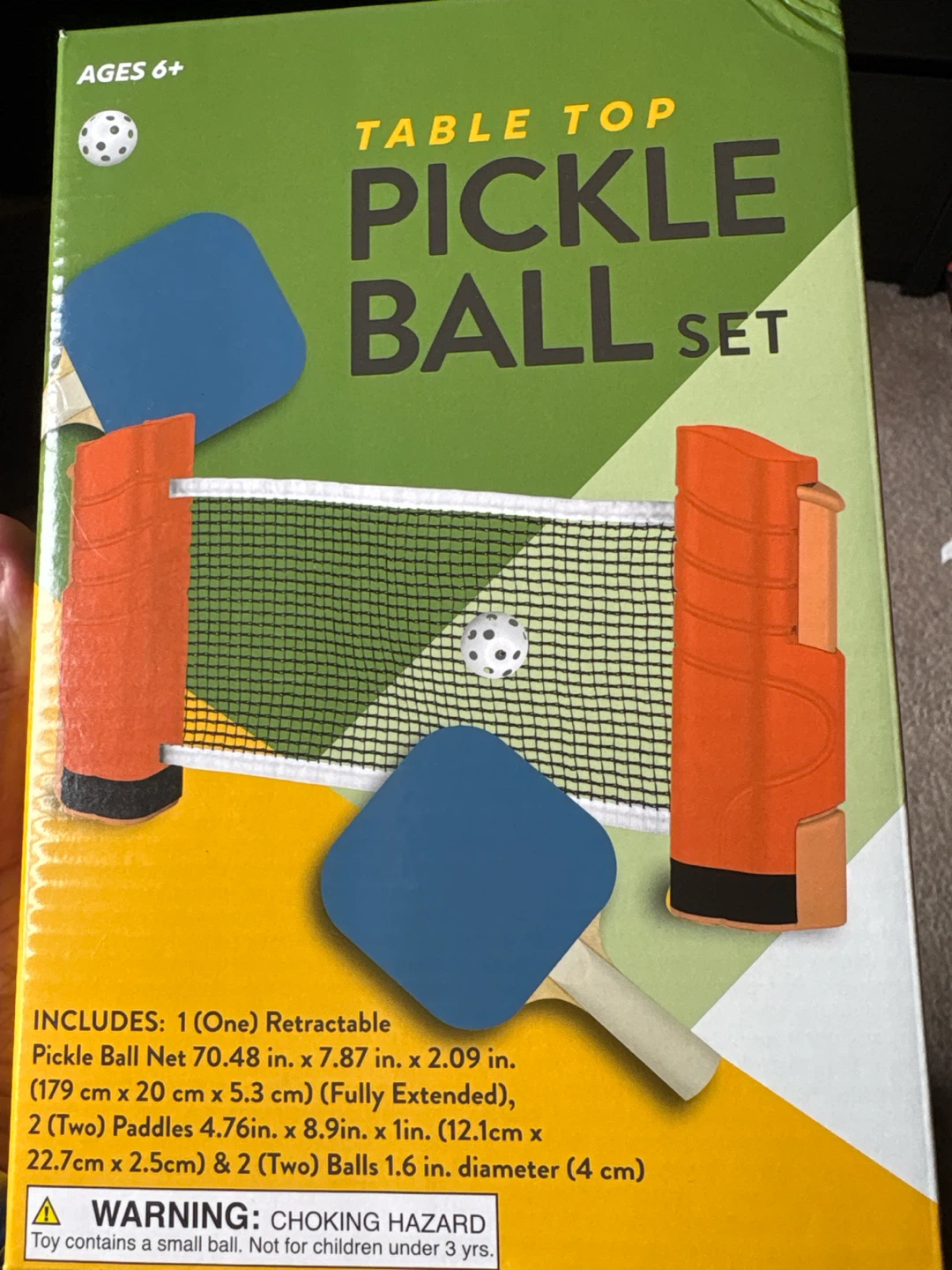 Table Top Pickle Ball Set