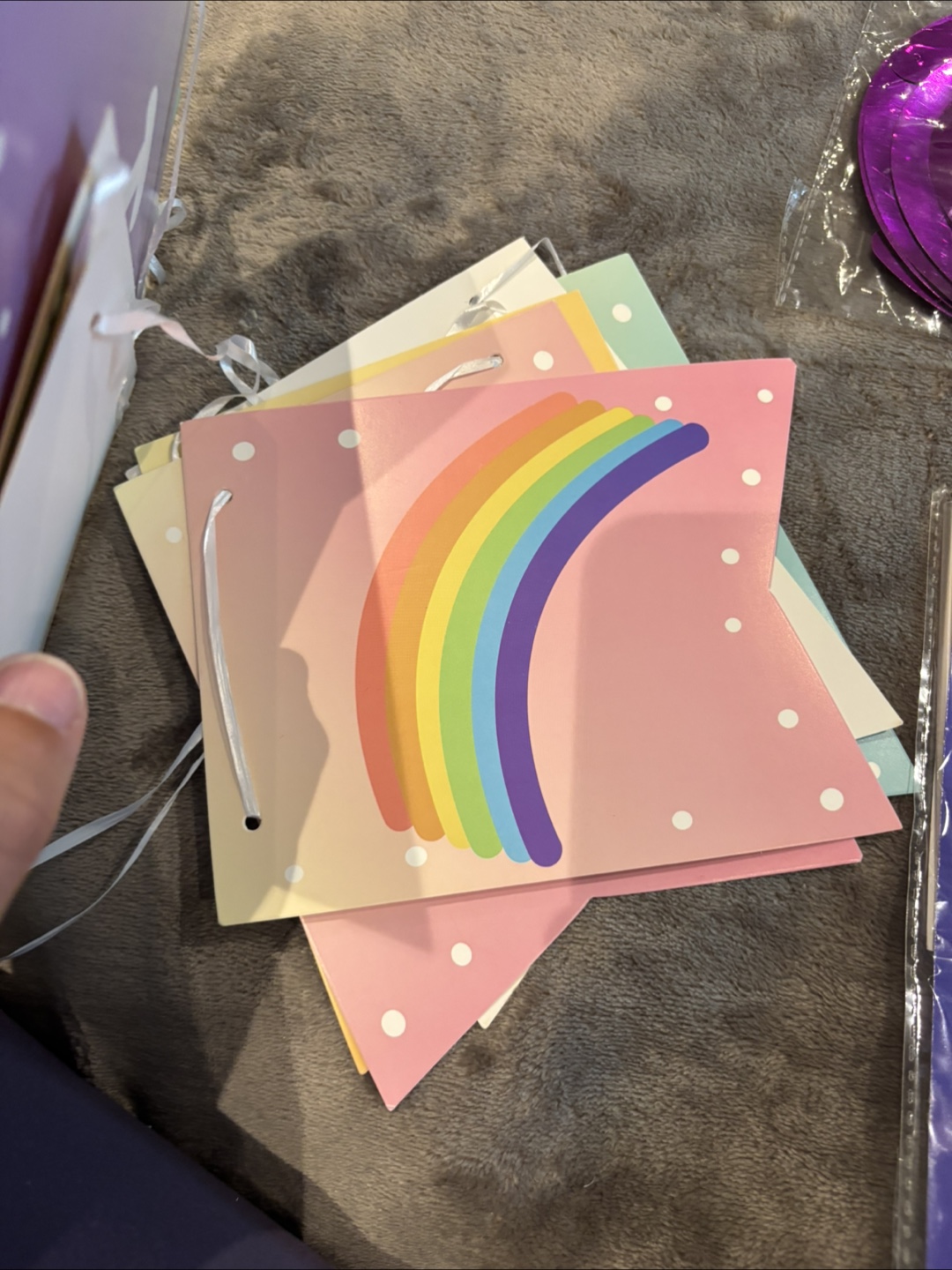 Unicorn Rainbow Birthday Banner & Balloon Kit - photo 3