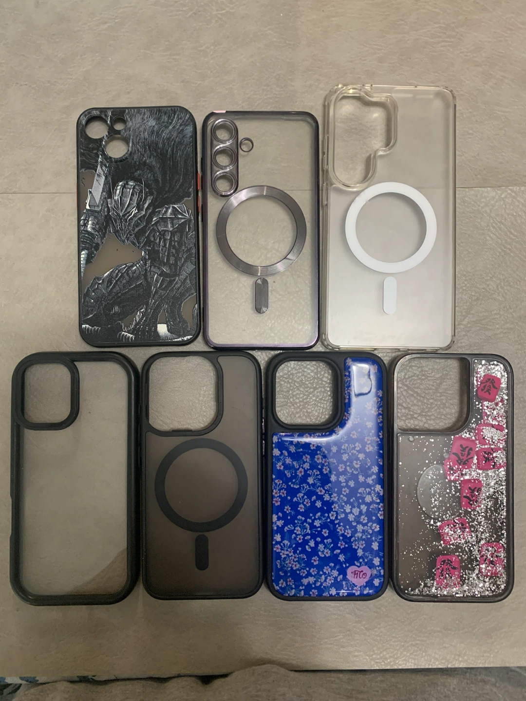 Lot of 7 Phone Cases